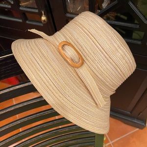 Summer Hat, Scala Hand Crafted Women’s Braid Bucket Hat, OneSize, 100% Polyester